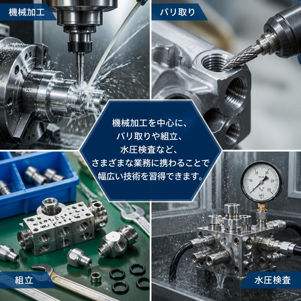 多様な業務でスキルアップ